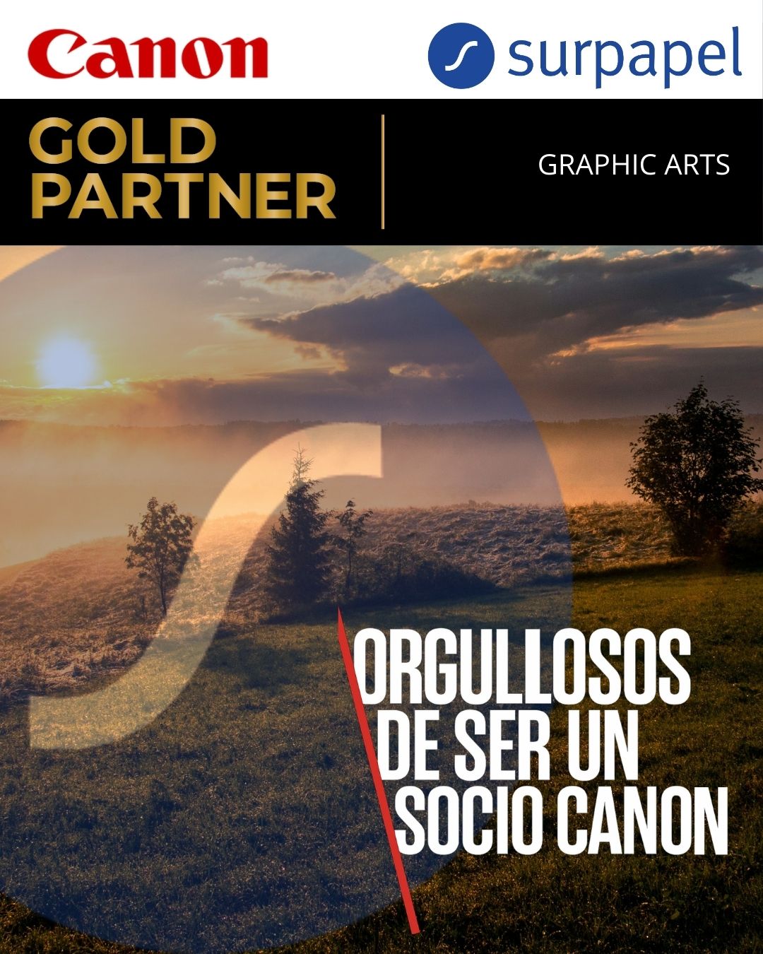 Surpapel, Partner GOLD Canon Large Format Graphics 2026