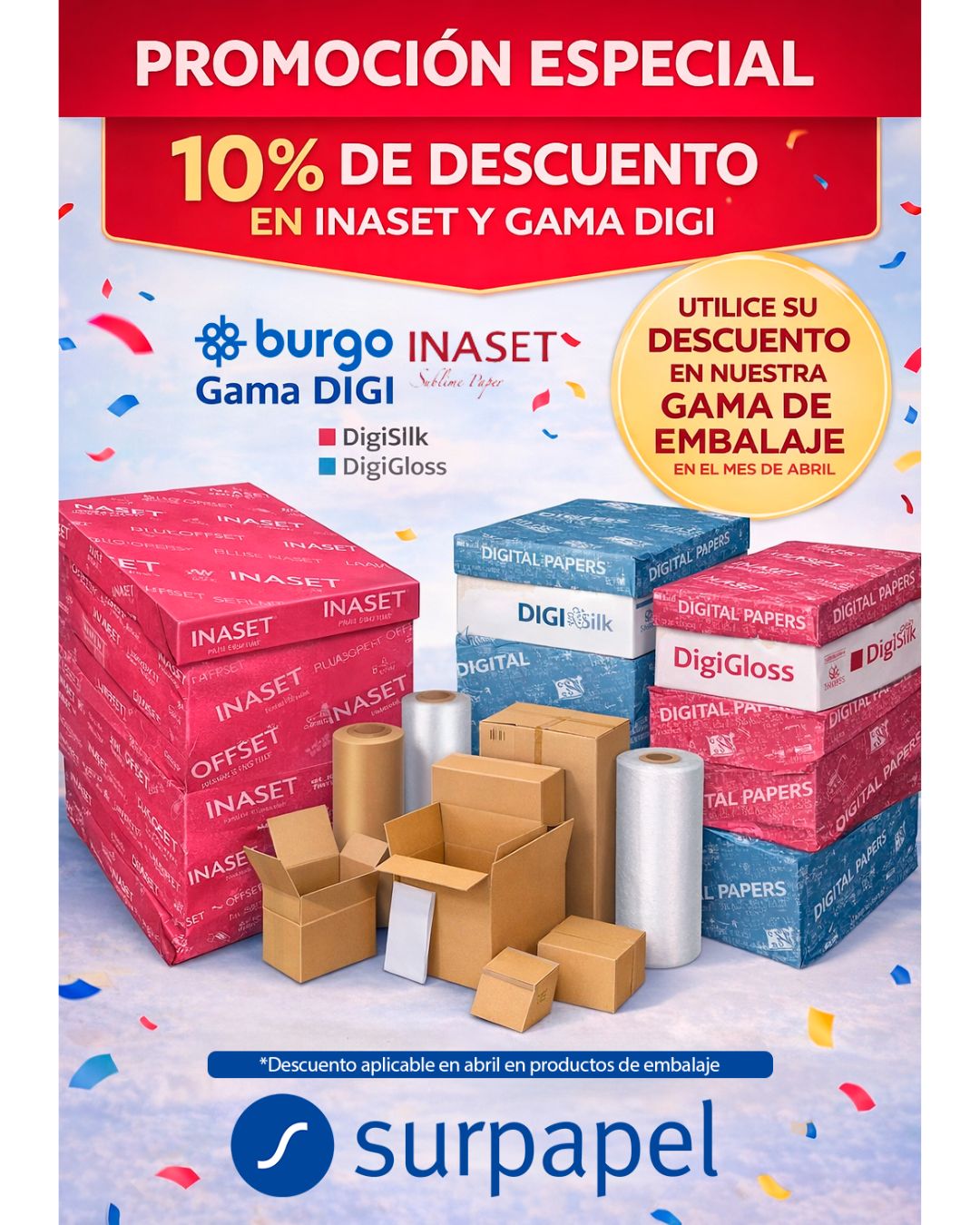 Promoción especial: 10% de descuento en Inaset y gama Digi